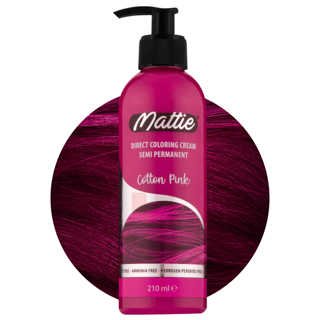 Mattie Cotton Pink - Crema De Coloración Vegana Coloración Semipermanente Coloración Directa 210 ml