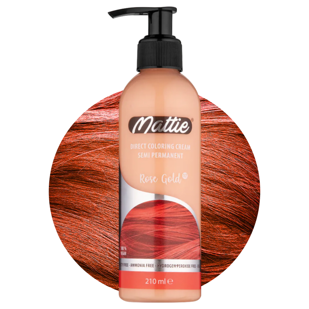 Mattie Rose Gold - Crème De Coloration Semi-Permanente Végane Coloration Directe 210 ml