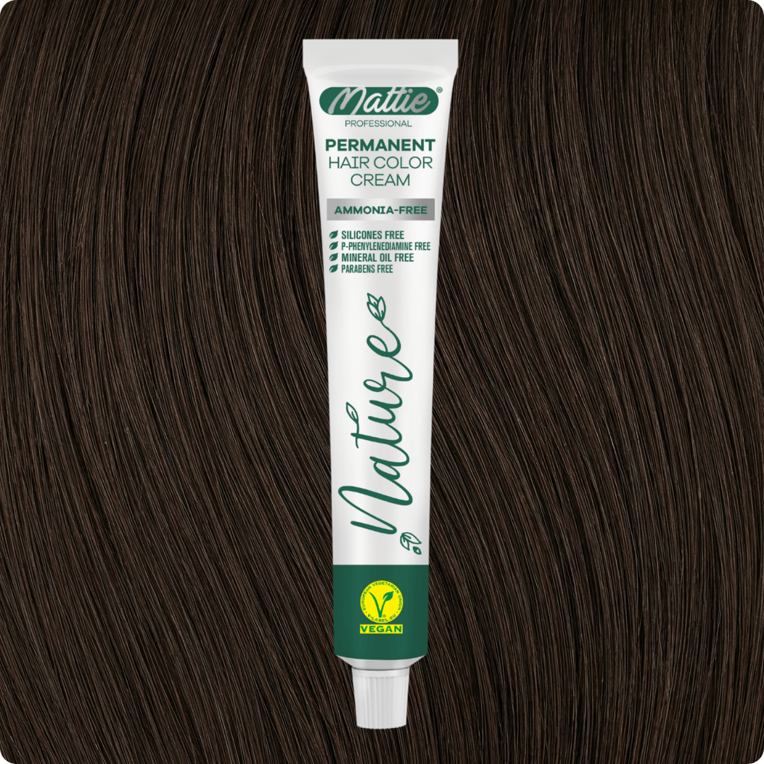Mattie Professional Nature (7.78) Castaño Claro Beige - Vegana Crema De Coloración Permanente 60ml