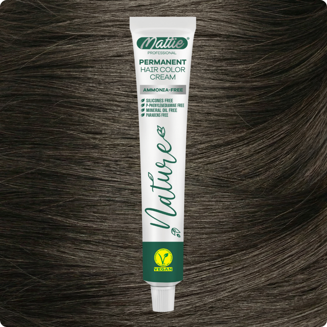 Mattie Professional Nature (8.11) Bardzo Jasny Popielaty Blond - Wegańska Permanentna Kremowa Farba Do Włosów 60ml