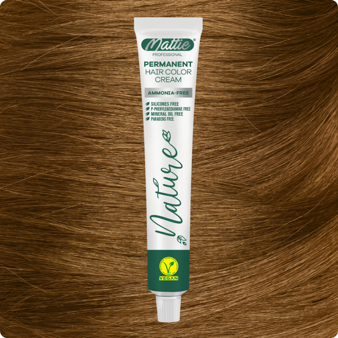 Mattie Professional Nature (8.3) Goldblond - Vegan Permanente Haarfarbencreme 60ml