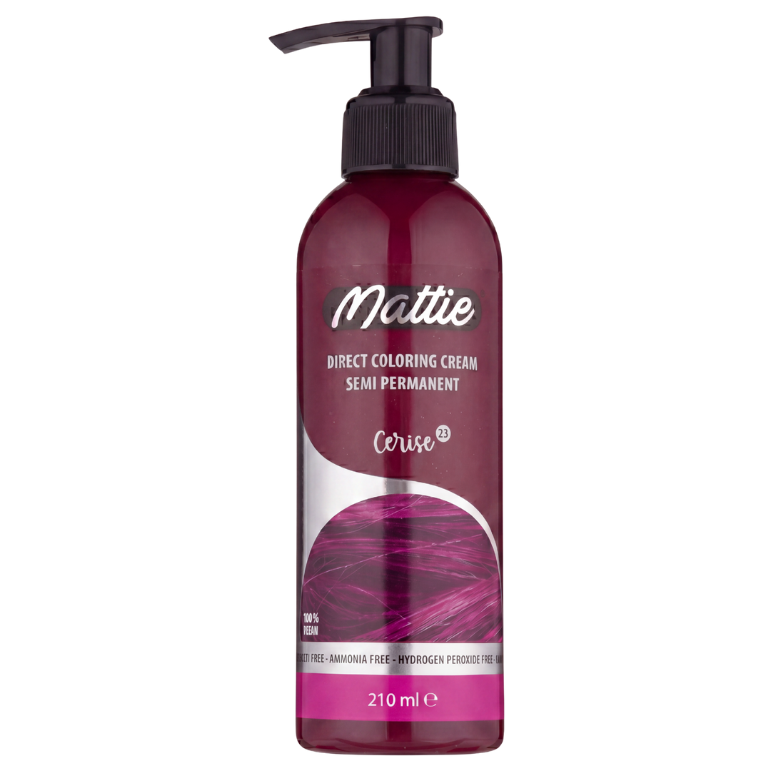 Mattie Cerise - Crema De Coloración Vegana Semipermanente De Coloración Directa 210 ml