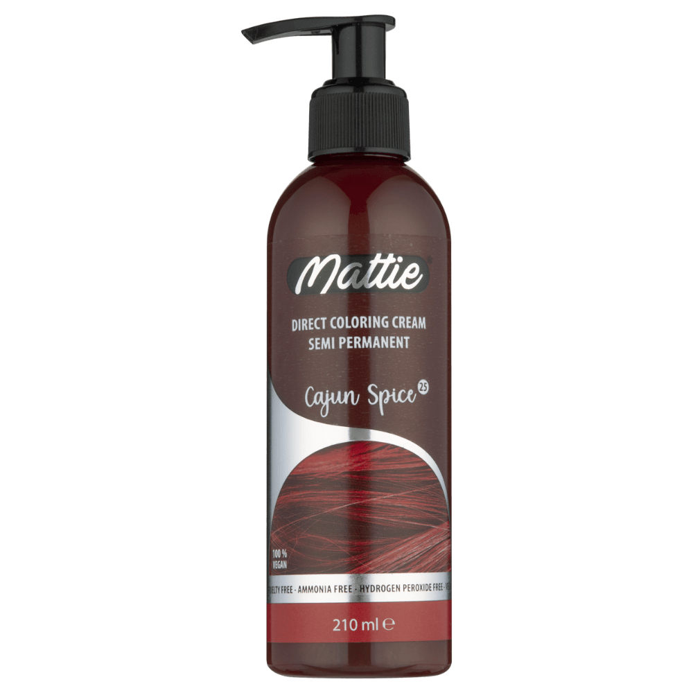 Mattie Cajun Spice - Végane Coloration Semi-Permanente Coloration Directe Crème 210 ml