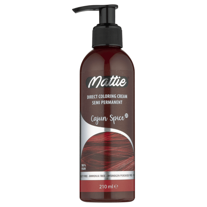 Mattie Cajun Spice - Végane Coloration Semi-Permanente Coloration Directe Crème 210 ml