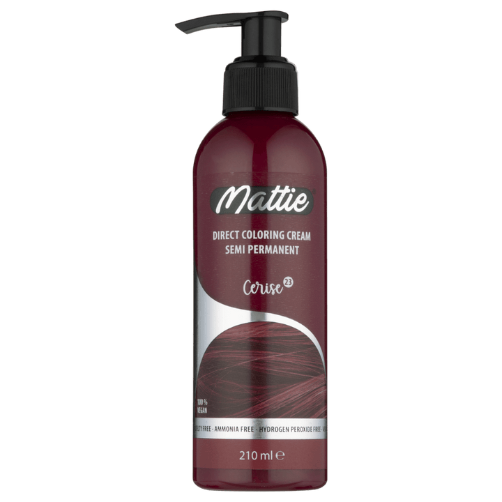 Mattie Cerise - Vegana Colorazione Semipermanente Colorazione Diretta Crema Colorante 210 ml