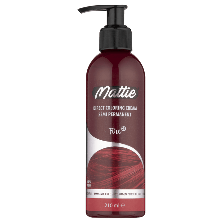 Mattie Fire - Vegana Colorazione Semipermanente Colorazione Diretta Crema Colorante 210 ml