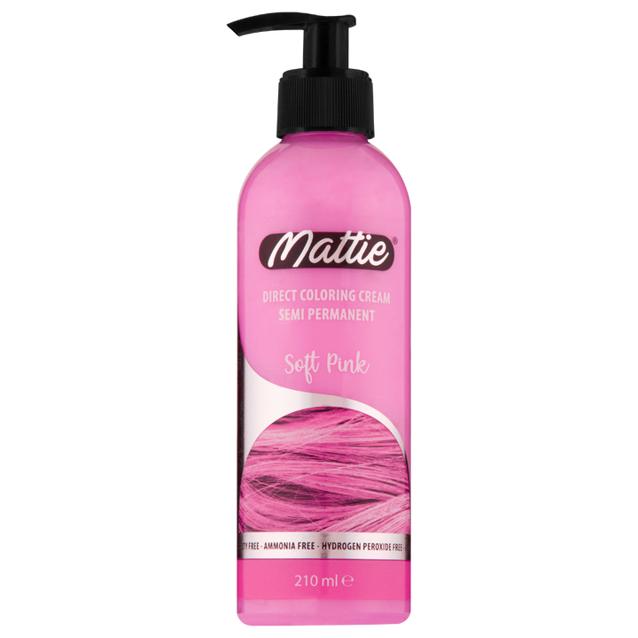 Mattie Soft Pink - Crema Colorante Vegana a Colorazione Diretta Semipermanente 210 ml