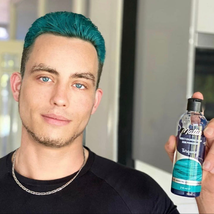 Mattie Turquoise - Vegana Colorazione Semipermanente Colorazione Diretta Crema Colorante 210 ml